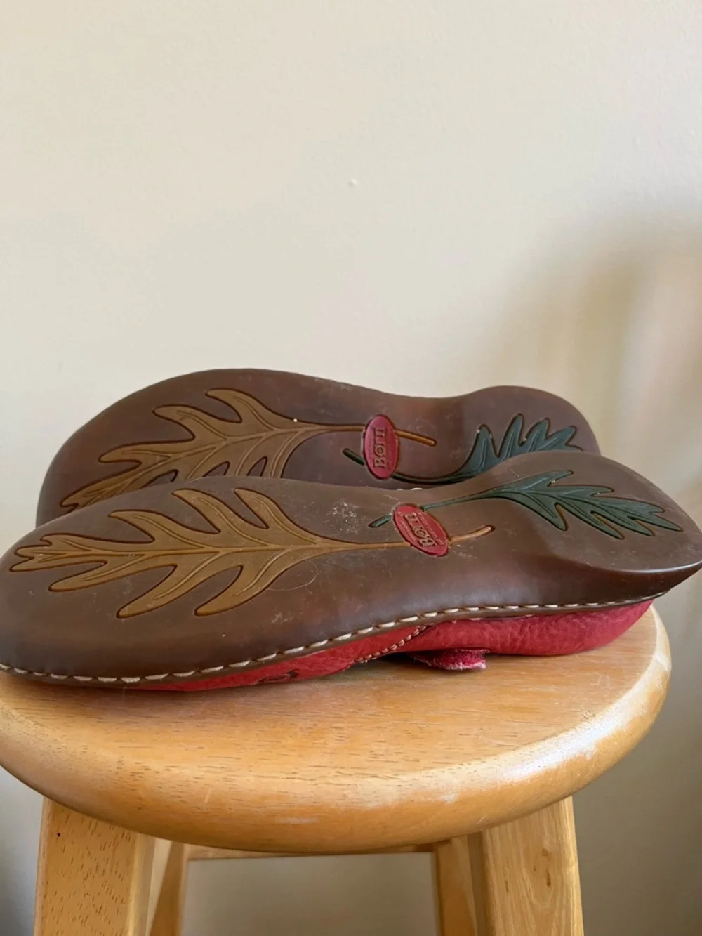 Born Red Leather Mary Jane Flats - Picture 7 of 7
